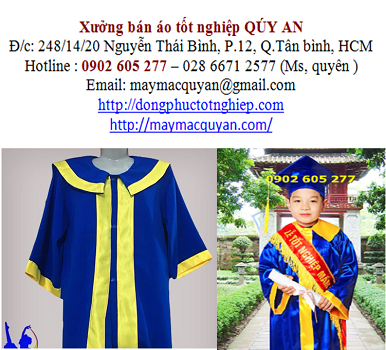 Nơi bán đồng phục cử nhân cấp 1 đẹp, giá rẻ