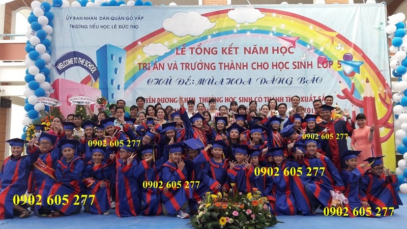 Đặt may lễ phục tốt nghiệp tiểu học ở Ninh Bình