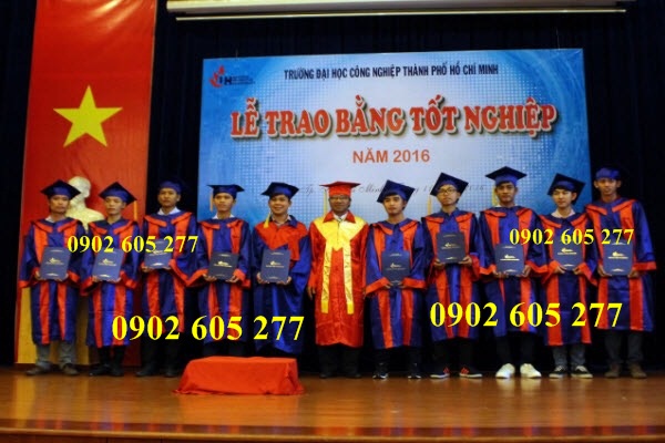 Đặt may lễ phục tốt nghiệp cho sinh viên trường Đh Công nghiệp